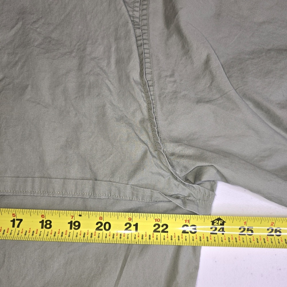 COOSA COUNTY CLOTHIERS Men's Large Green Shirt Sleeve Fishing Shirt Vented -1086 - Picture 6 of 6